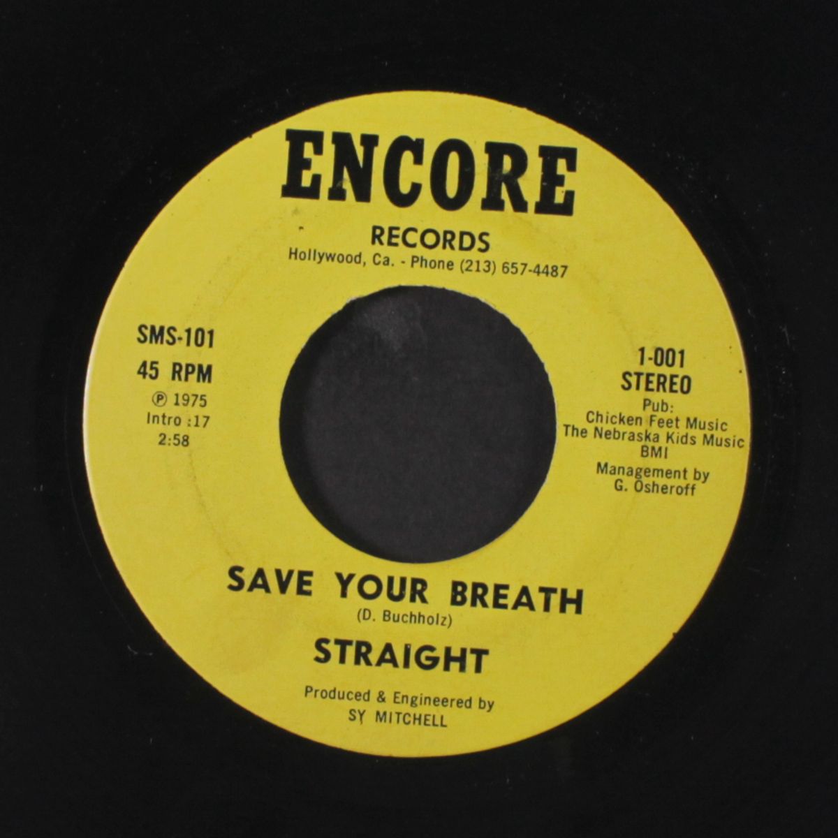 save your breath / coming of the rain by STRAIGHT