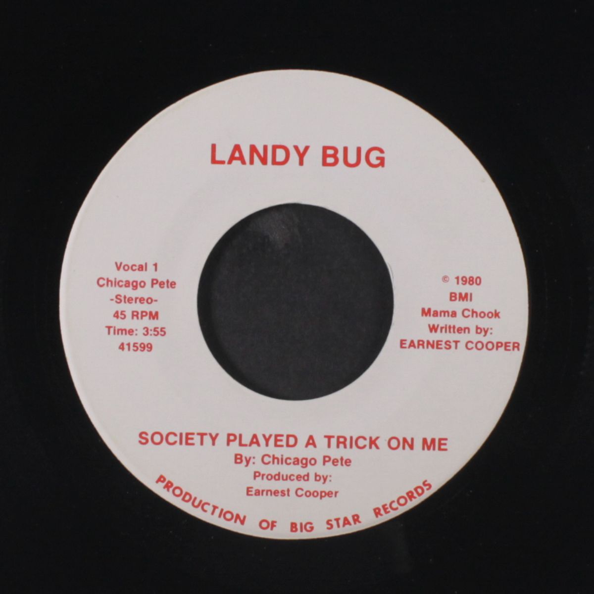 society played a trick on me by CHICAGO PETE