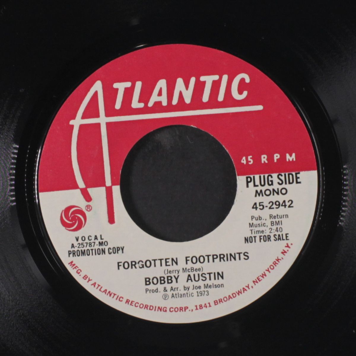 forgotten footprints / mono by BOBBY AUSTIN
