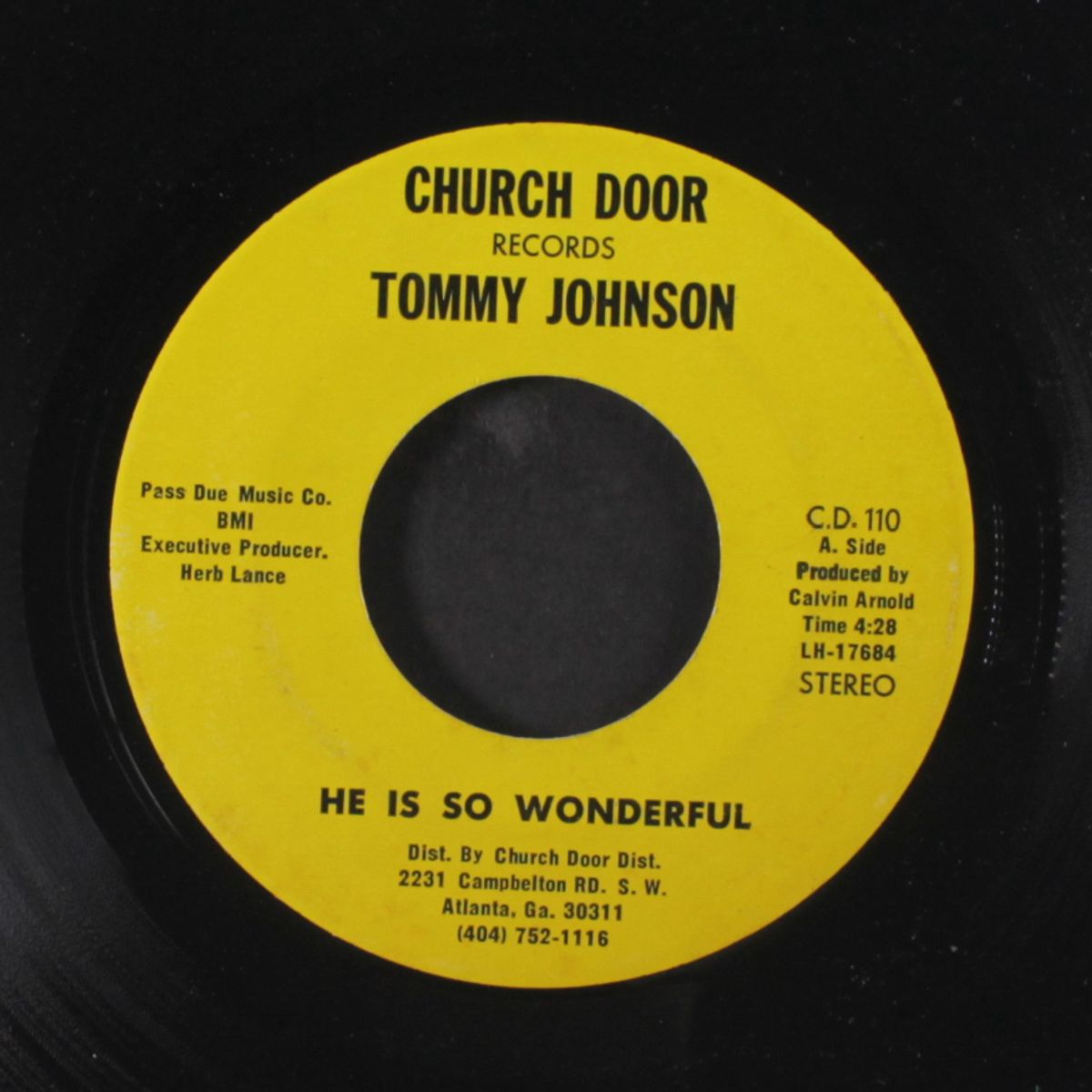 don't take your love from me / he is so wonderful by TOMMY JOHNSON