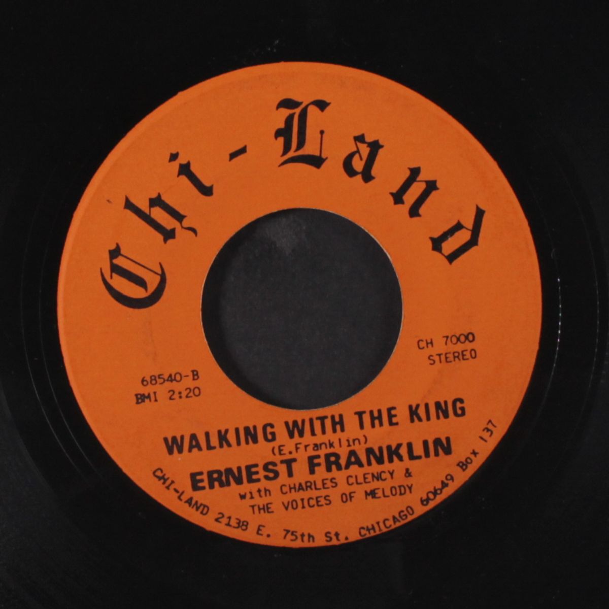 so good / walking with the king by ERNEST FRANKLIN