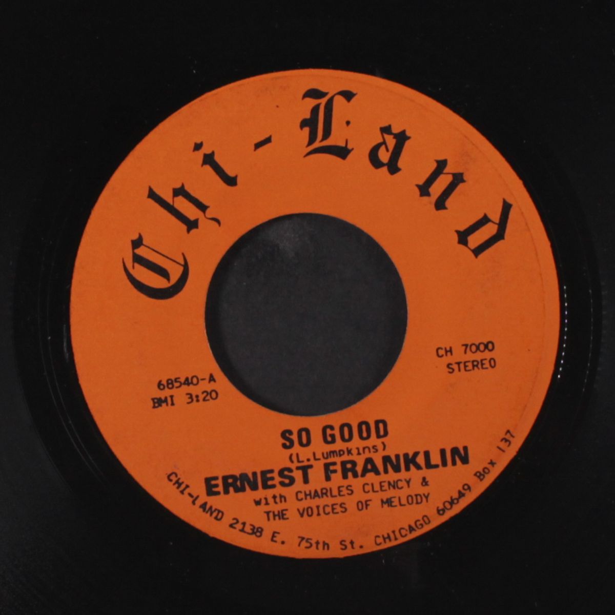 so good / walking with the king by ERNEST FRANKLIN