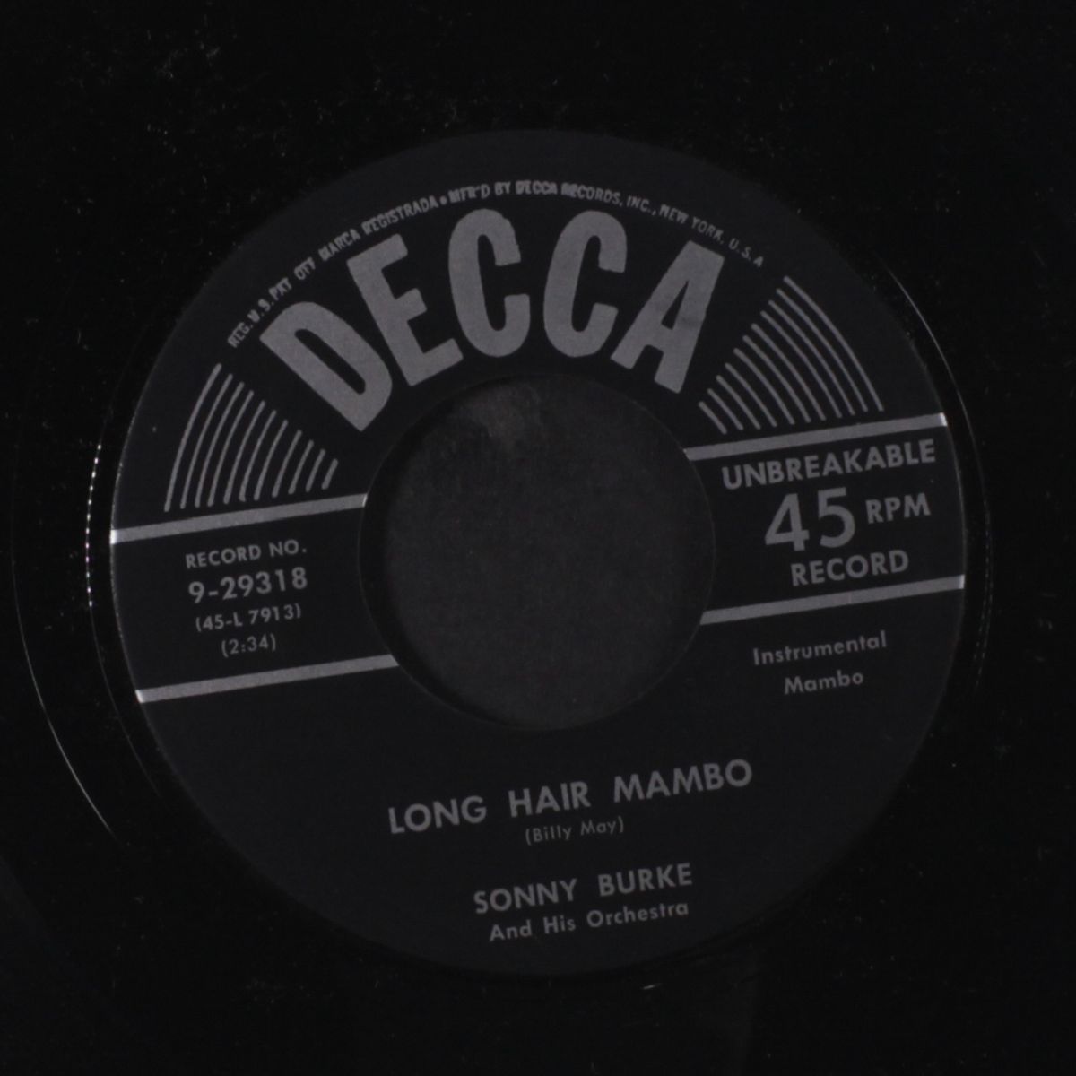 long hair mambo / phffft mambo by SONNY BURKE