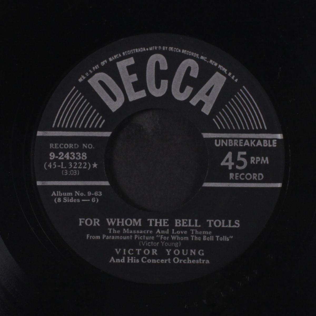 sabre dance / for whom the bell tolls by VICTOR YOUNG