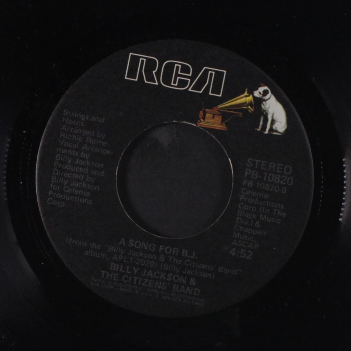 mister sandman / a song for b.j. by BILLY JACKSON & CITIZENS' BAND