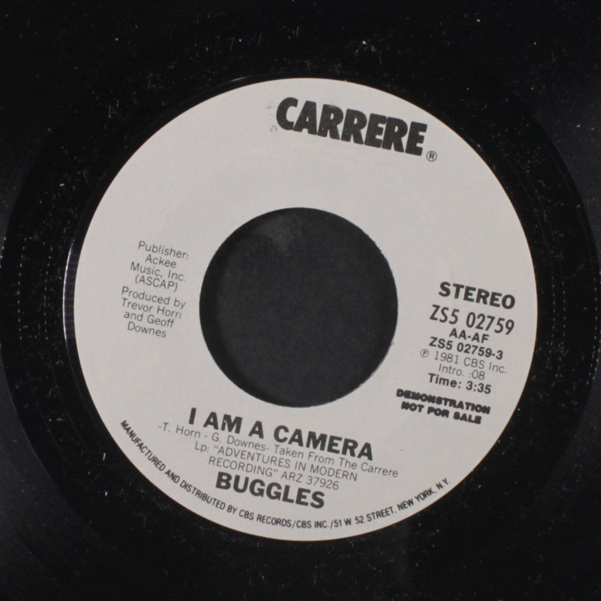 i am a camera / same by BUGGLES