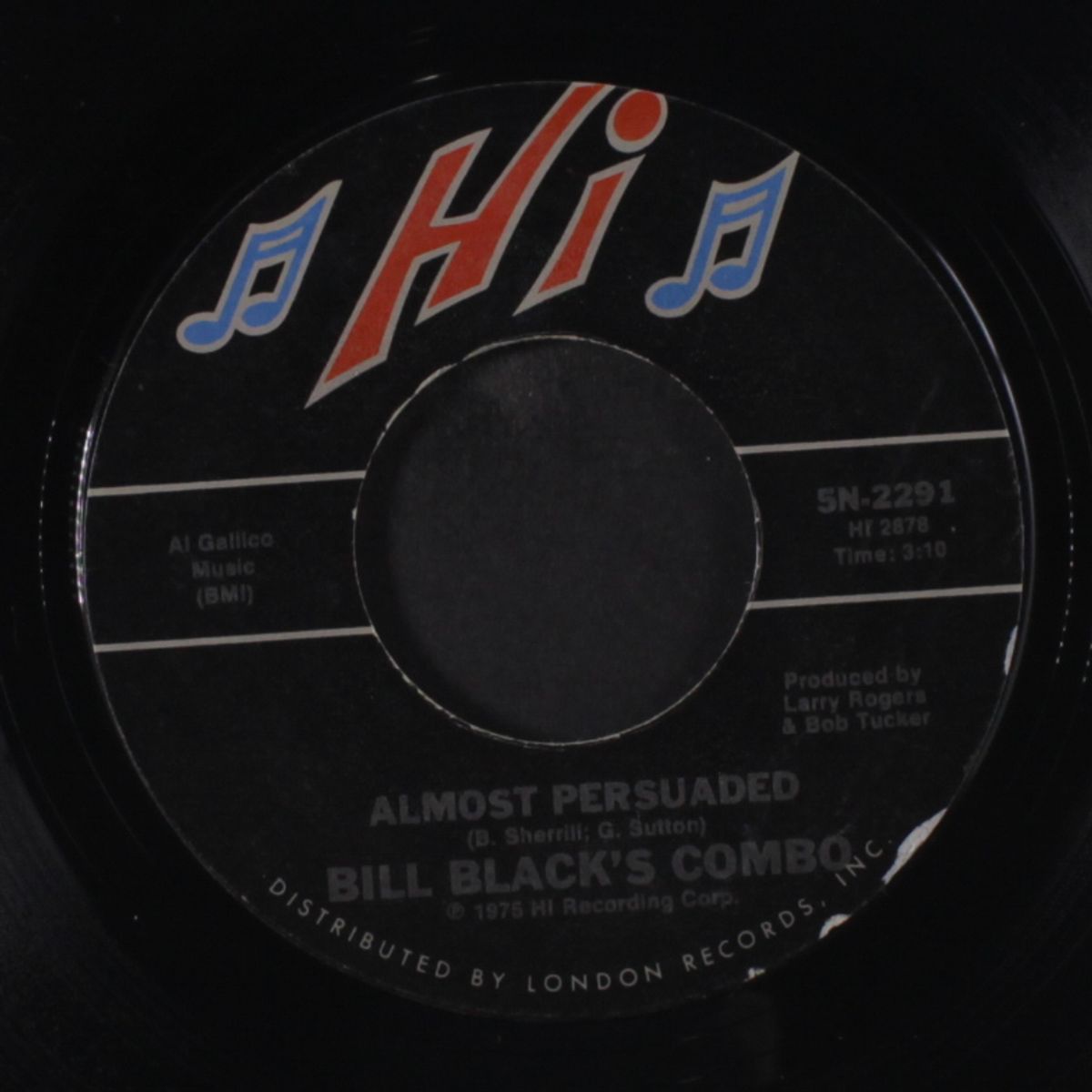back up and push / almost persuaded by BILL BLACK'S COMBO