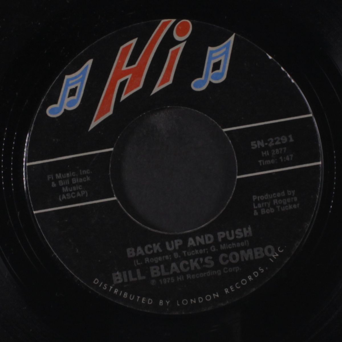 back up and push / almost persuaded by BILL BLACK'S COMBO