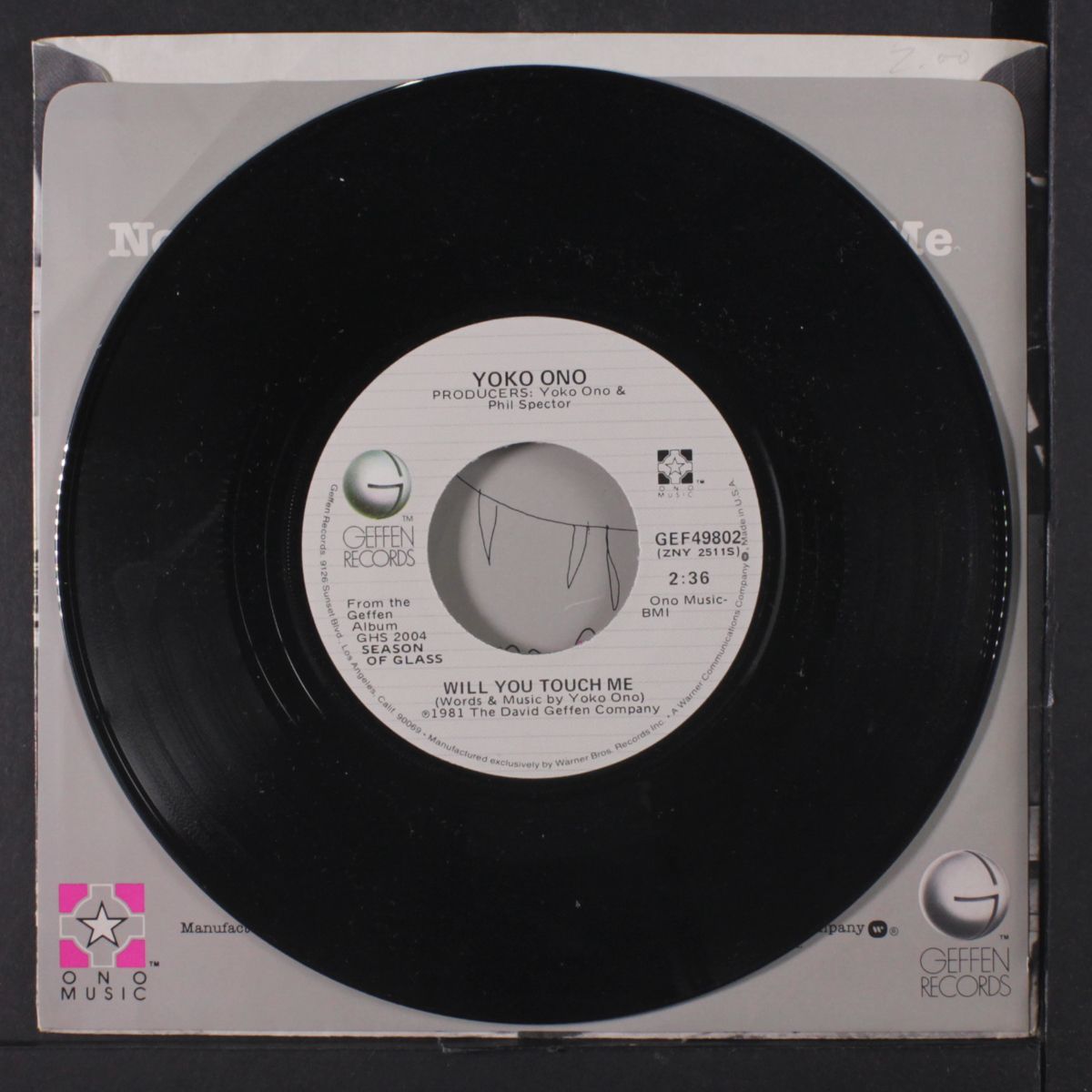 no, no, no / will you touch me by YOKO ONO