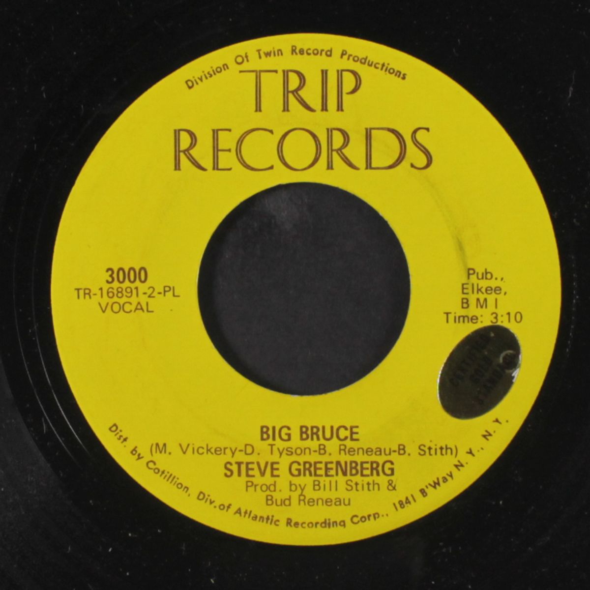 big bruce / run to you by STEVE GREENBERG