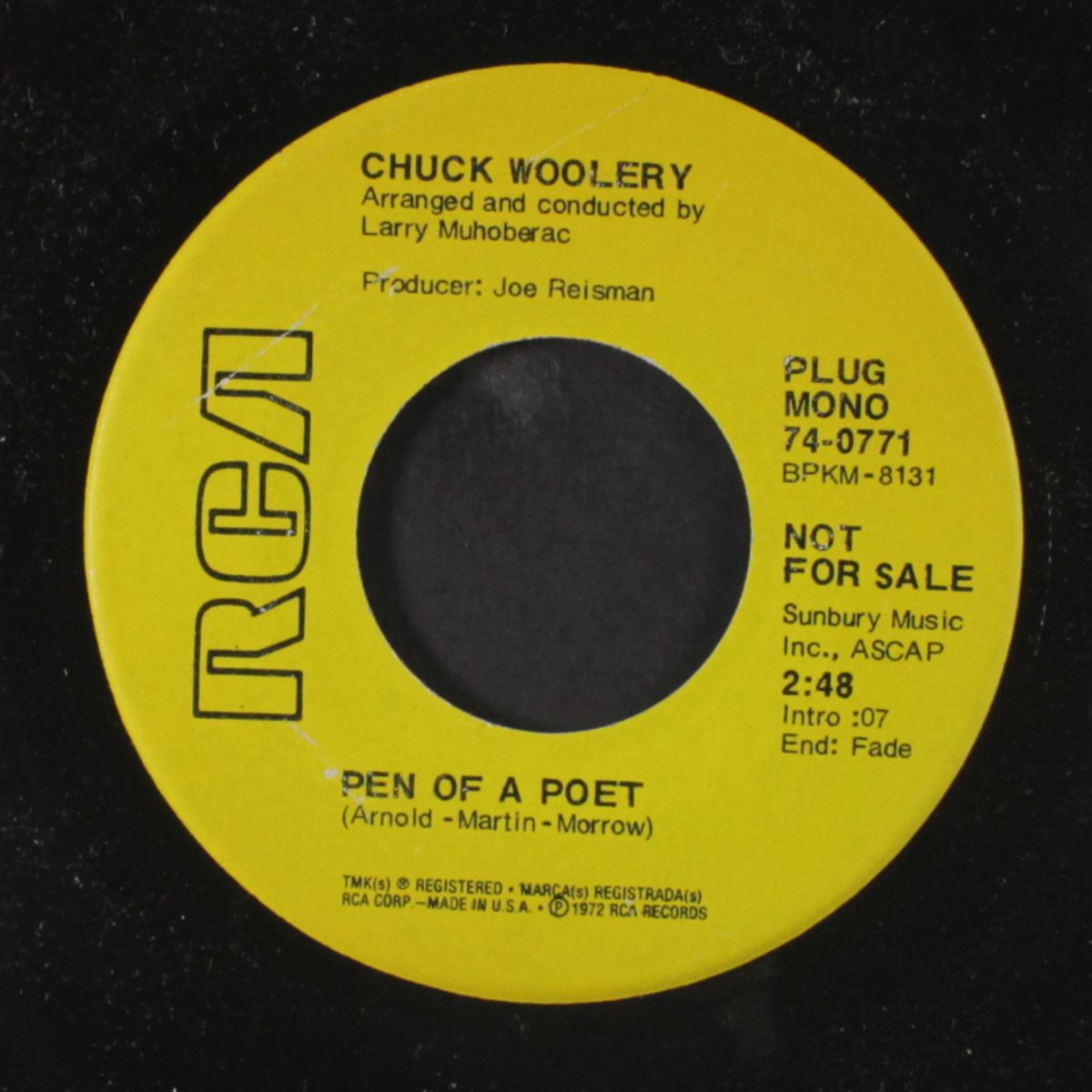 pen of a poet / time and time again by CHUCK WOOLERY