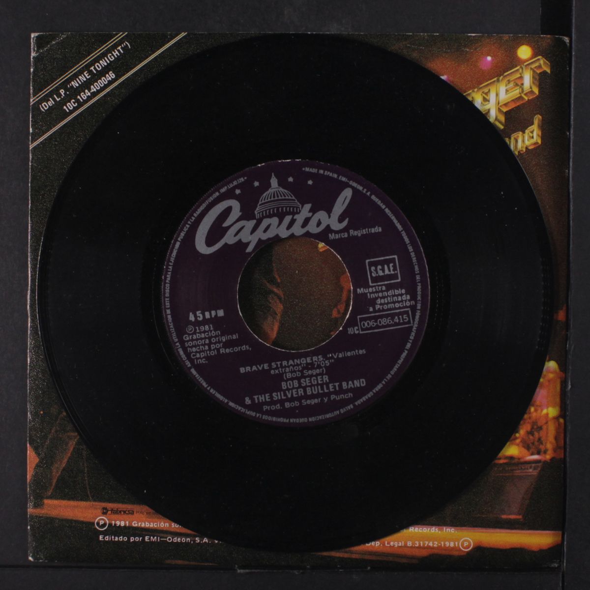 tryin' to live my life without you / brave strangers by BOB SEGER