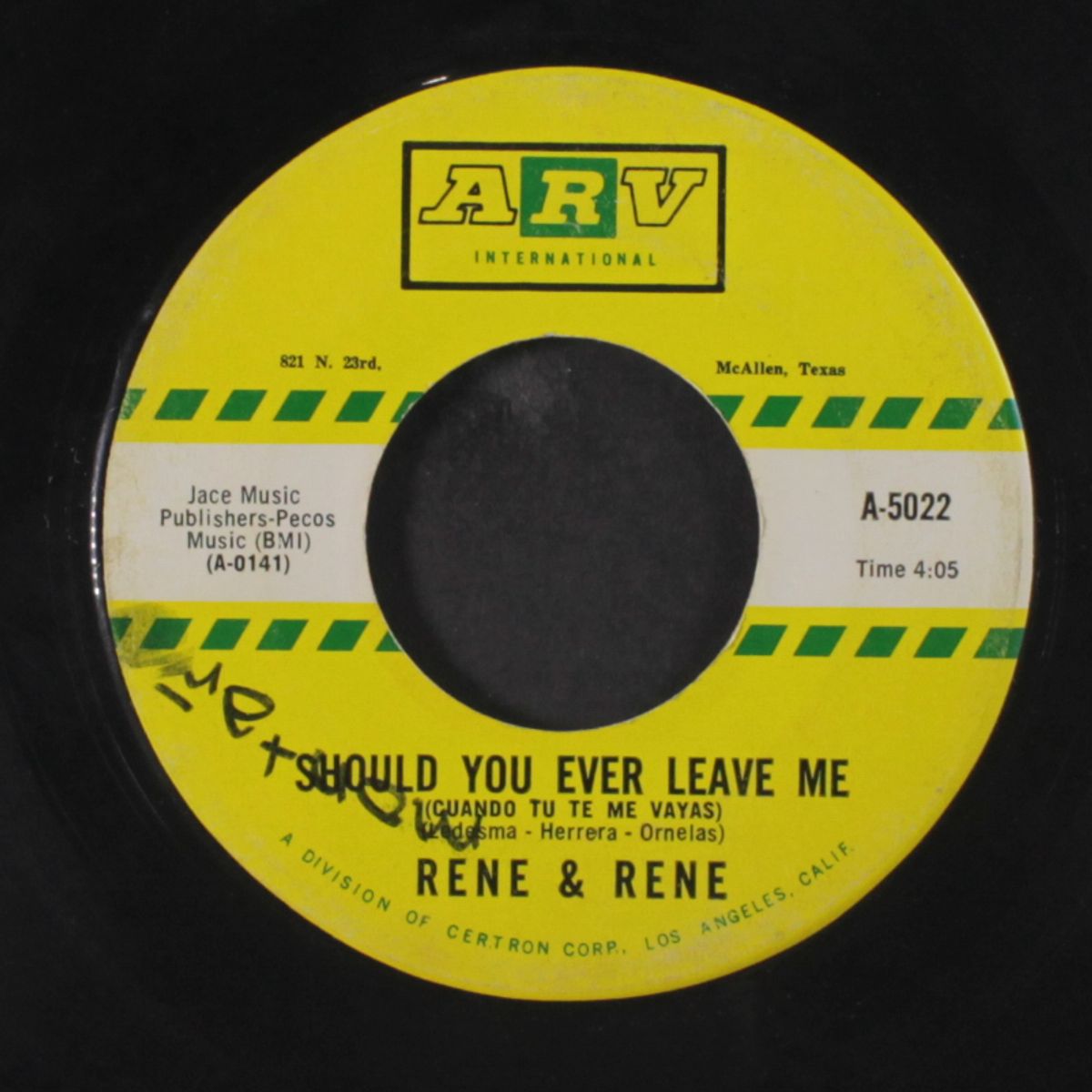kiss me one more time / should you ever leave me by RENE & RENE