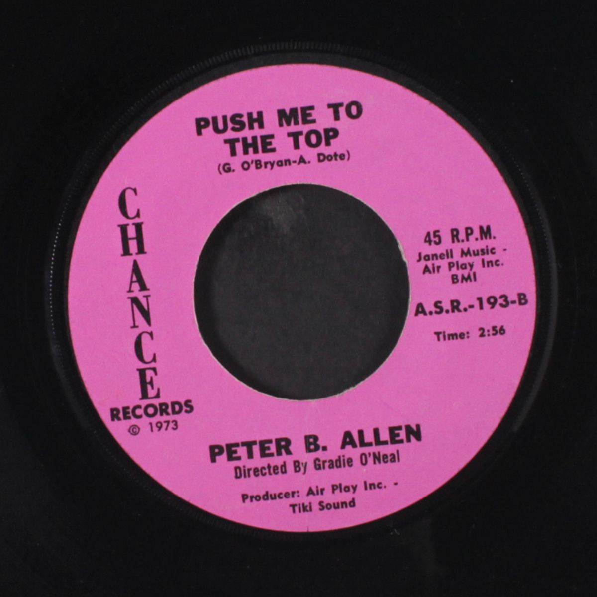 valdez / push me to the top by PETER ALLEN