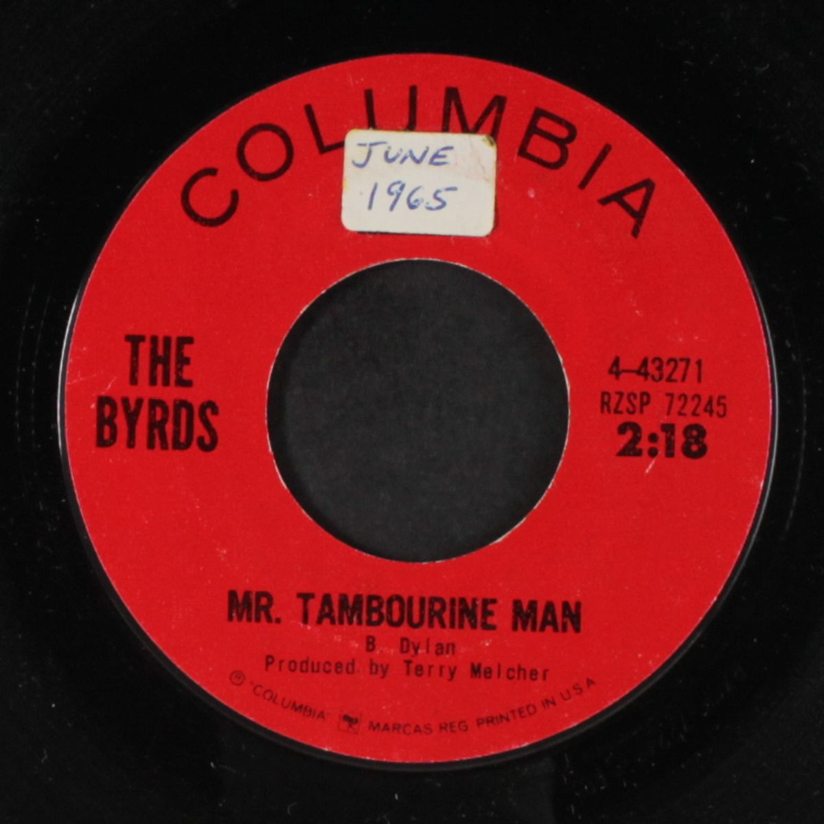 mr. tambourine man / i knew i'd want you by BYRDS