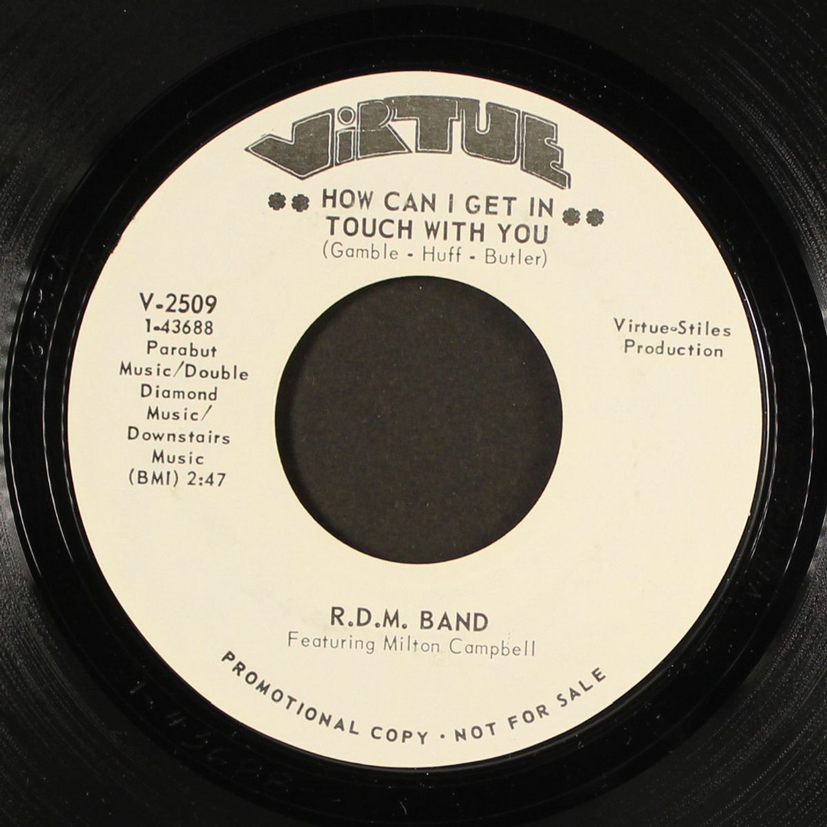 butter that popcorn / how can i get in touch with you by R.D.M. BAND