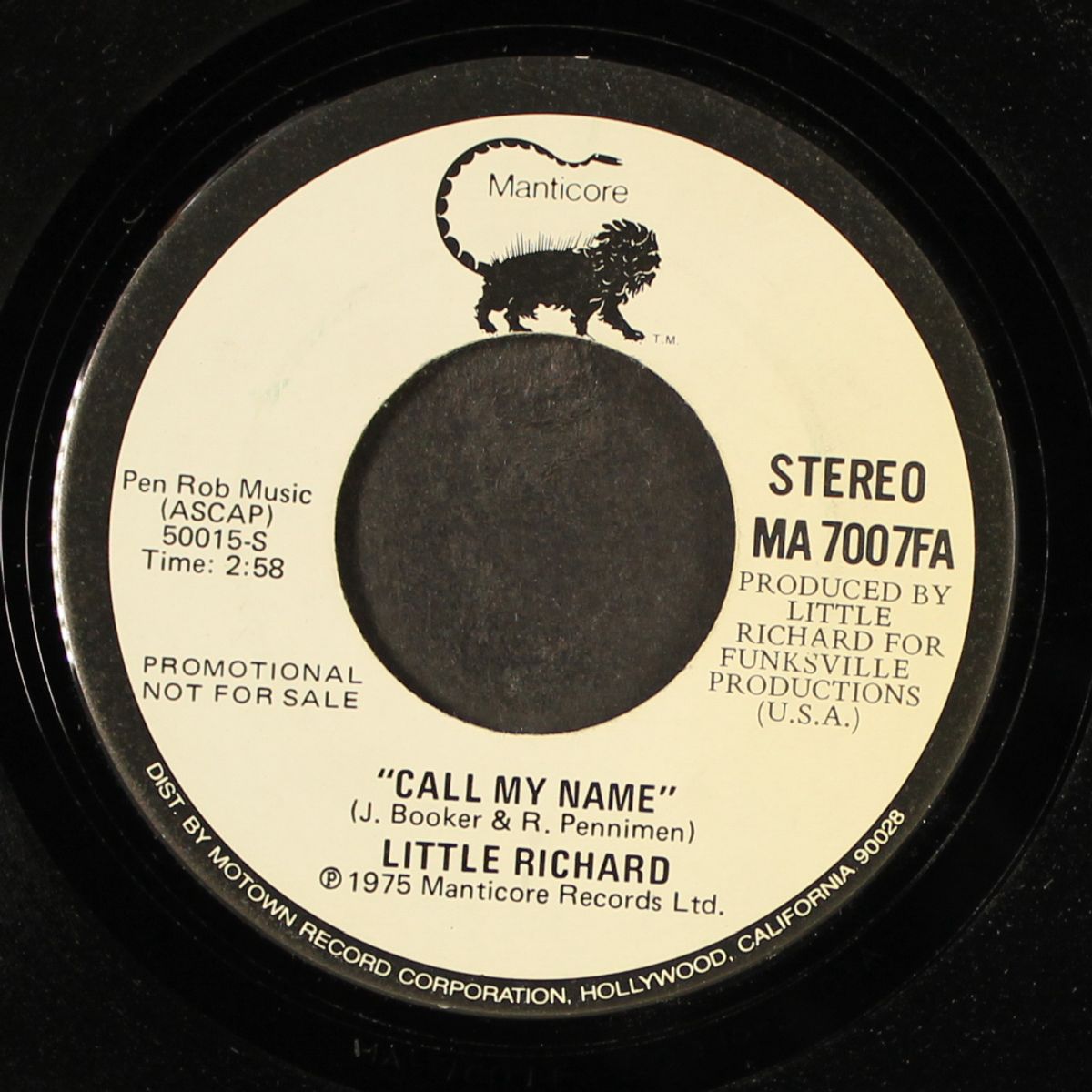 call my name / same by LITTLE RICHARD