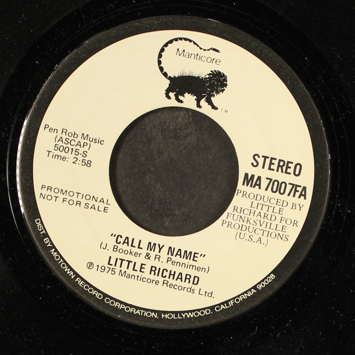 call my name / same by LITTLE RICHARD
