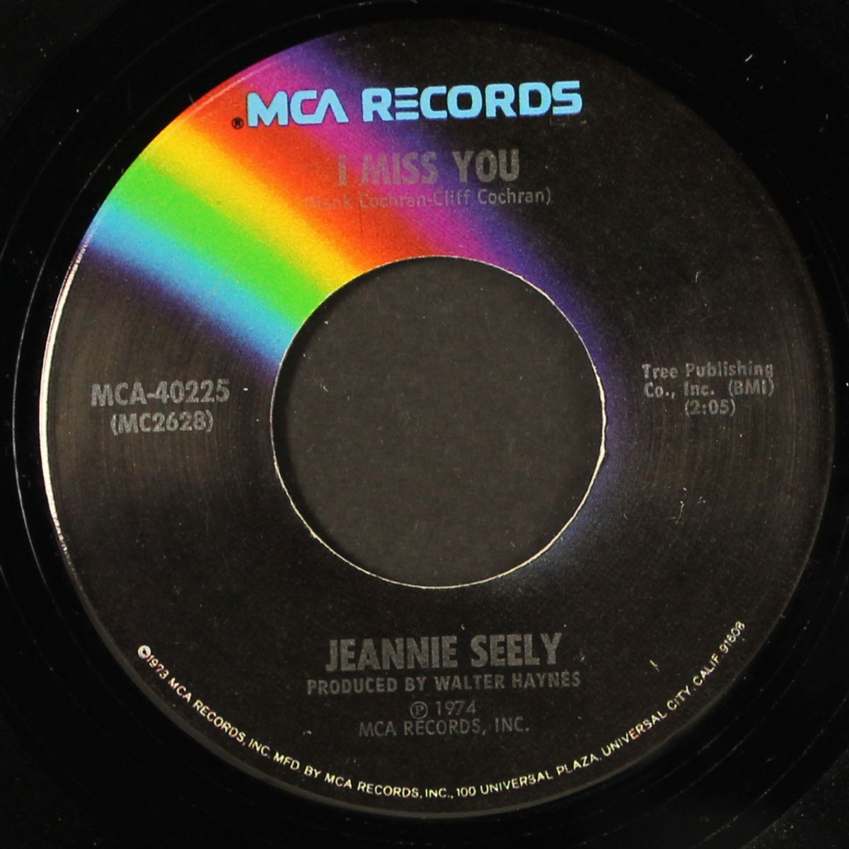 i'd do as much for you / i miss you by JEANNIE SEELY