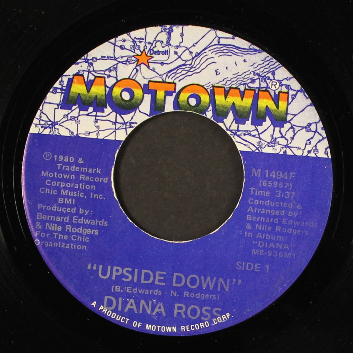 upside down / friend to friend by DIANA ROSS