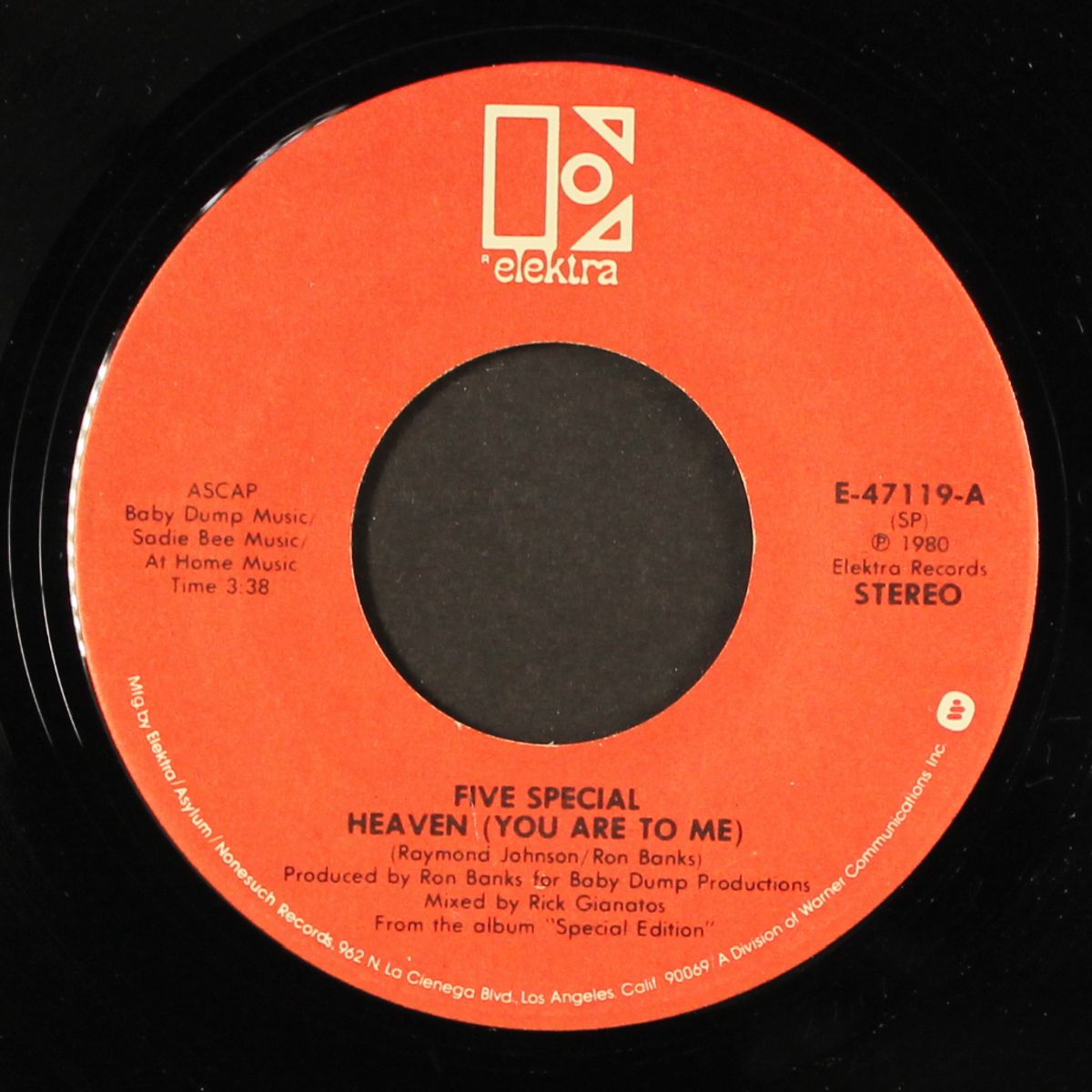 heaven / had you a lover by FIVE SPECIAL