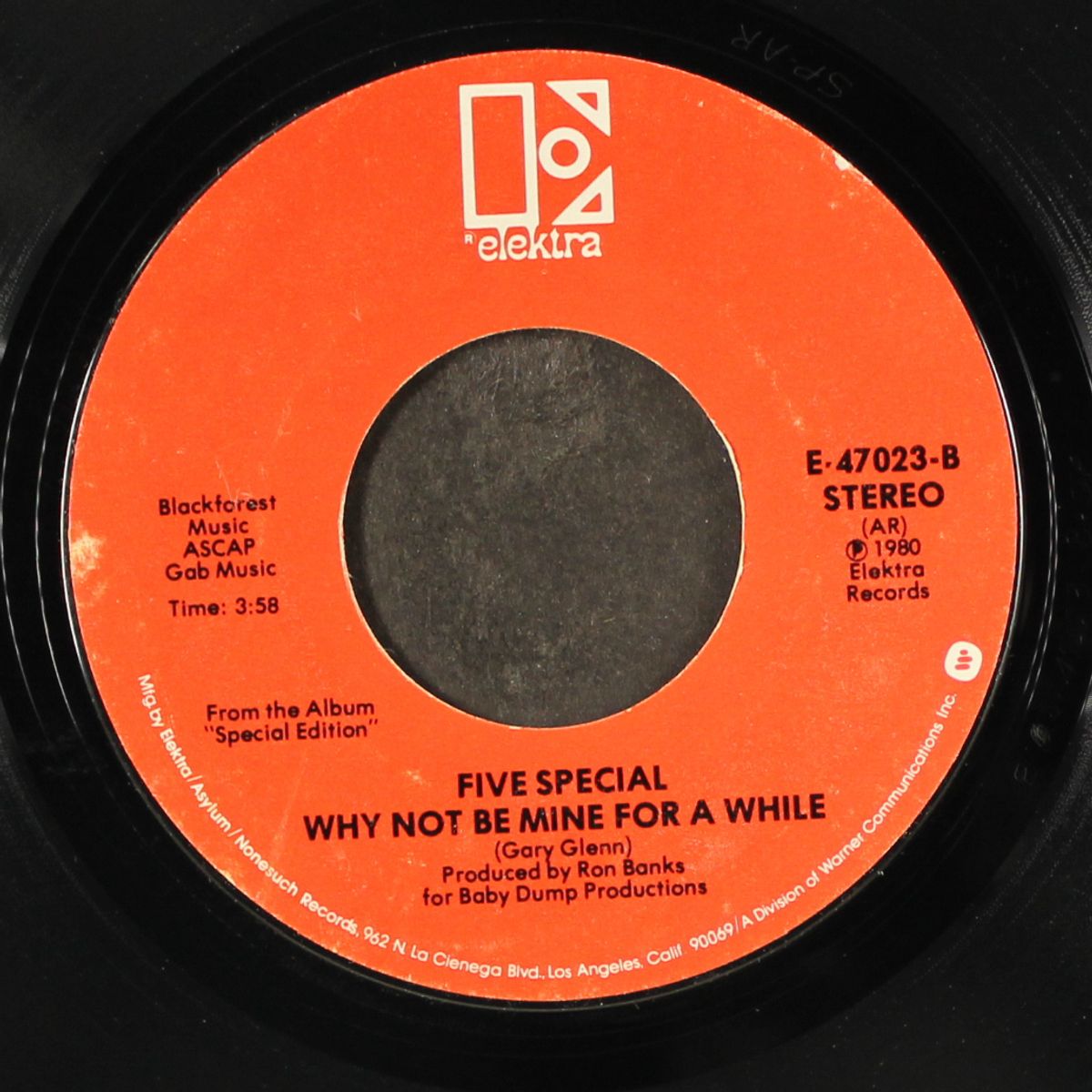 do something special / why not be mine for awhile by FIVE SPECIAL