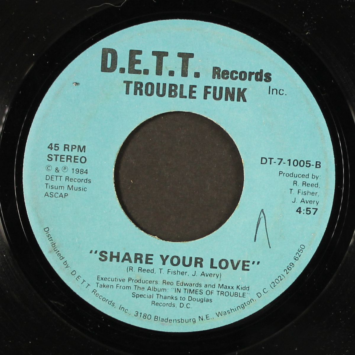 spin-time / share your love by TROUBLE FUNK