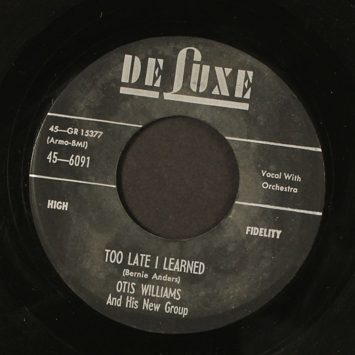 that's your mistake / too late i learned by OTIS WILLIAMS & CHARMS