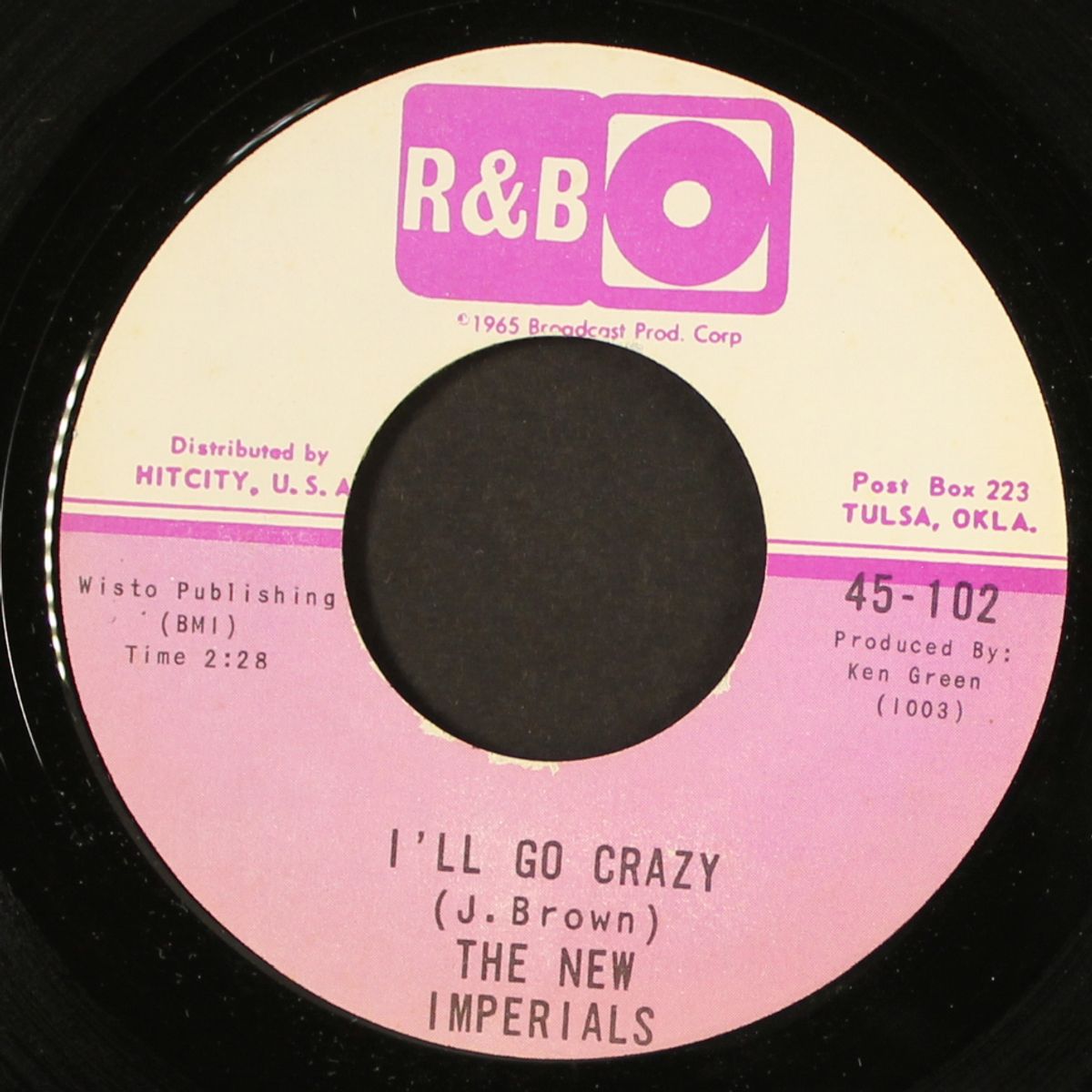 i'll go crazy / the other side by NEW IMPERIALS