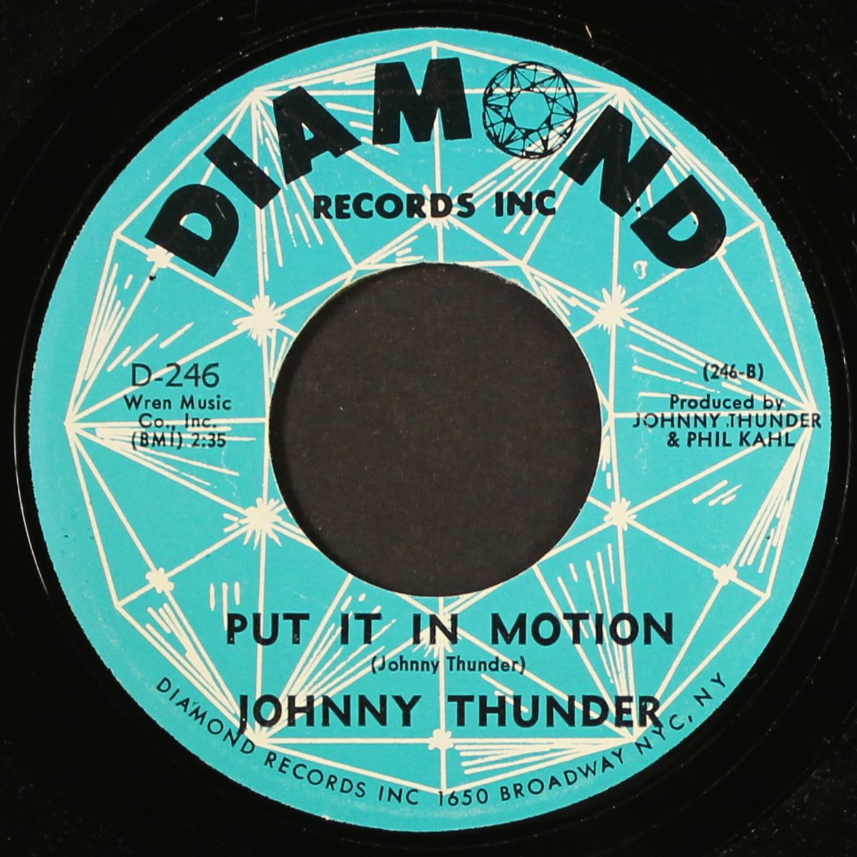 groovy two shoes / put it in motion by JOHNNY THUNDER