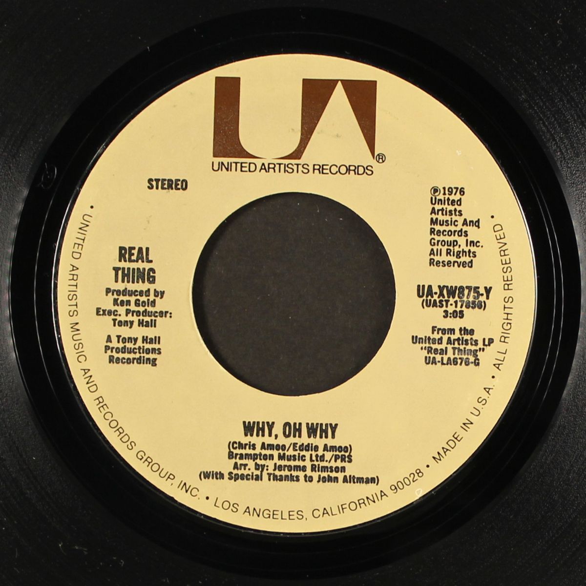 can't get by without you / why, oh why by REAL THING