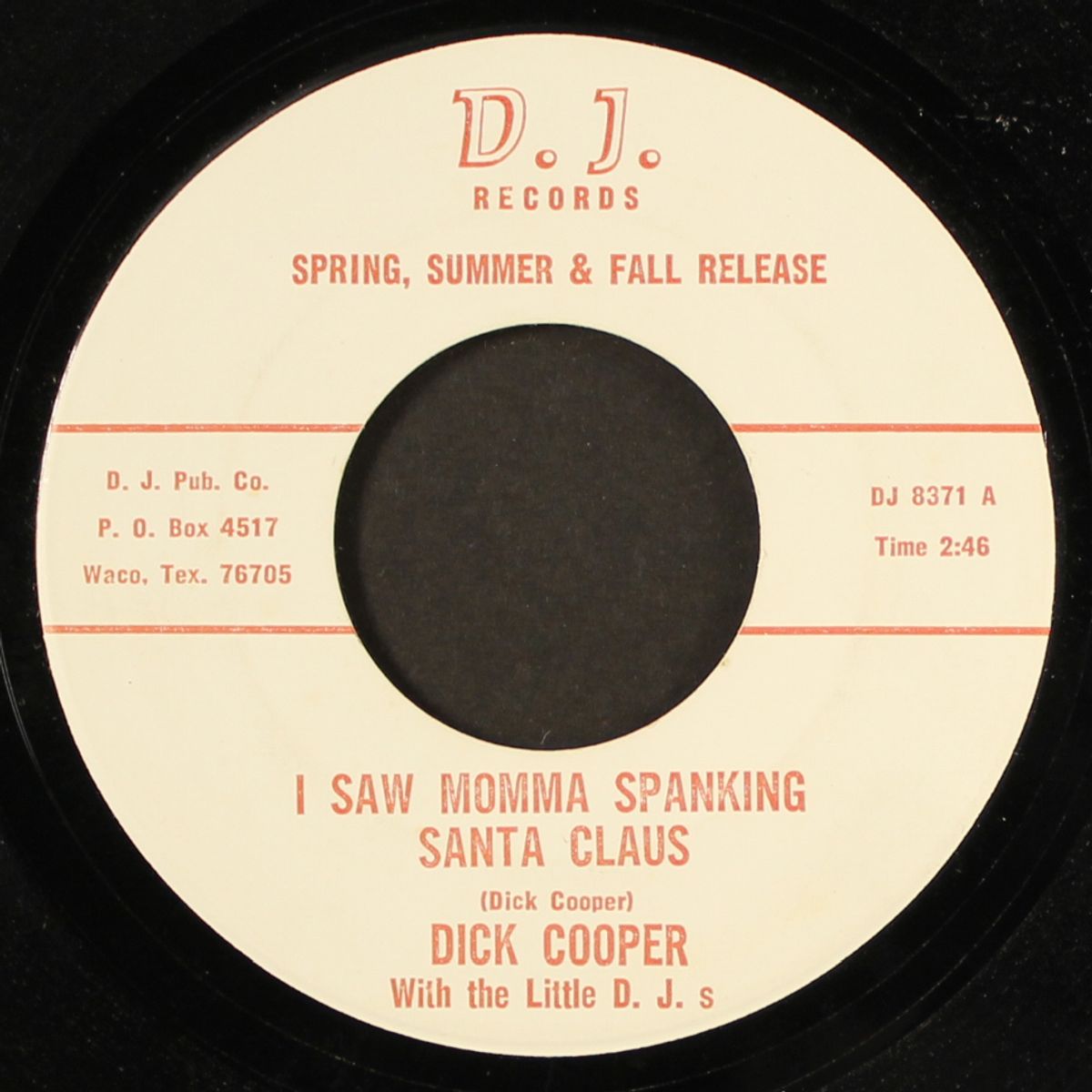 i saw momma spanking santa claus by DICK COOPER