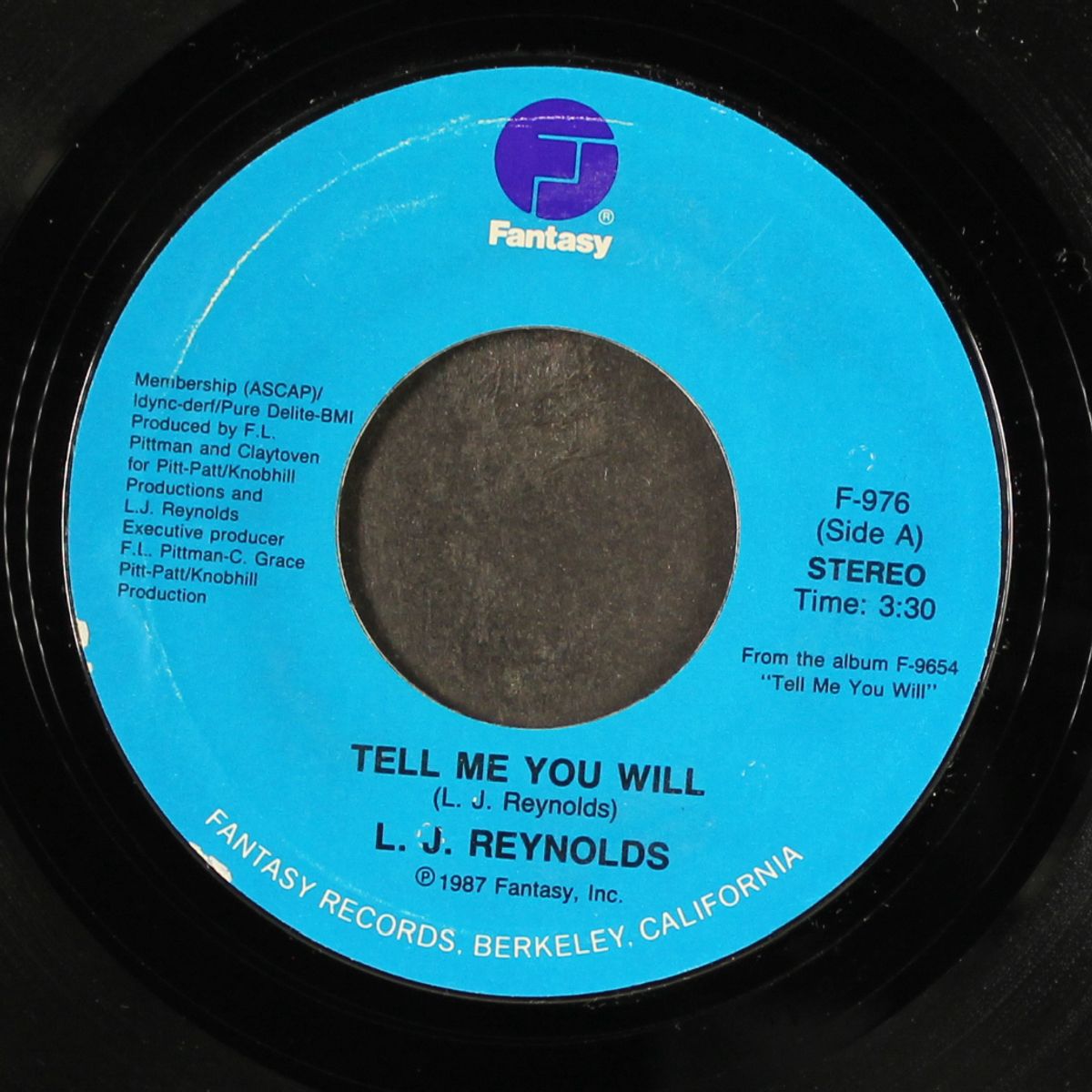 tell me you will / got to give my love by L.J. REYNOLDS