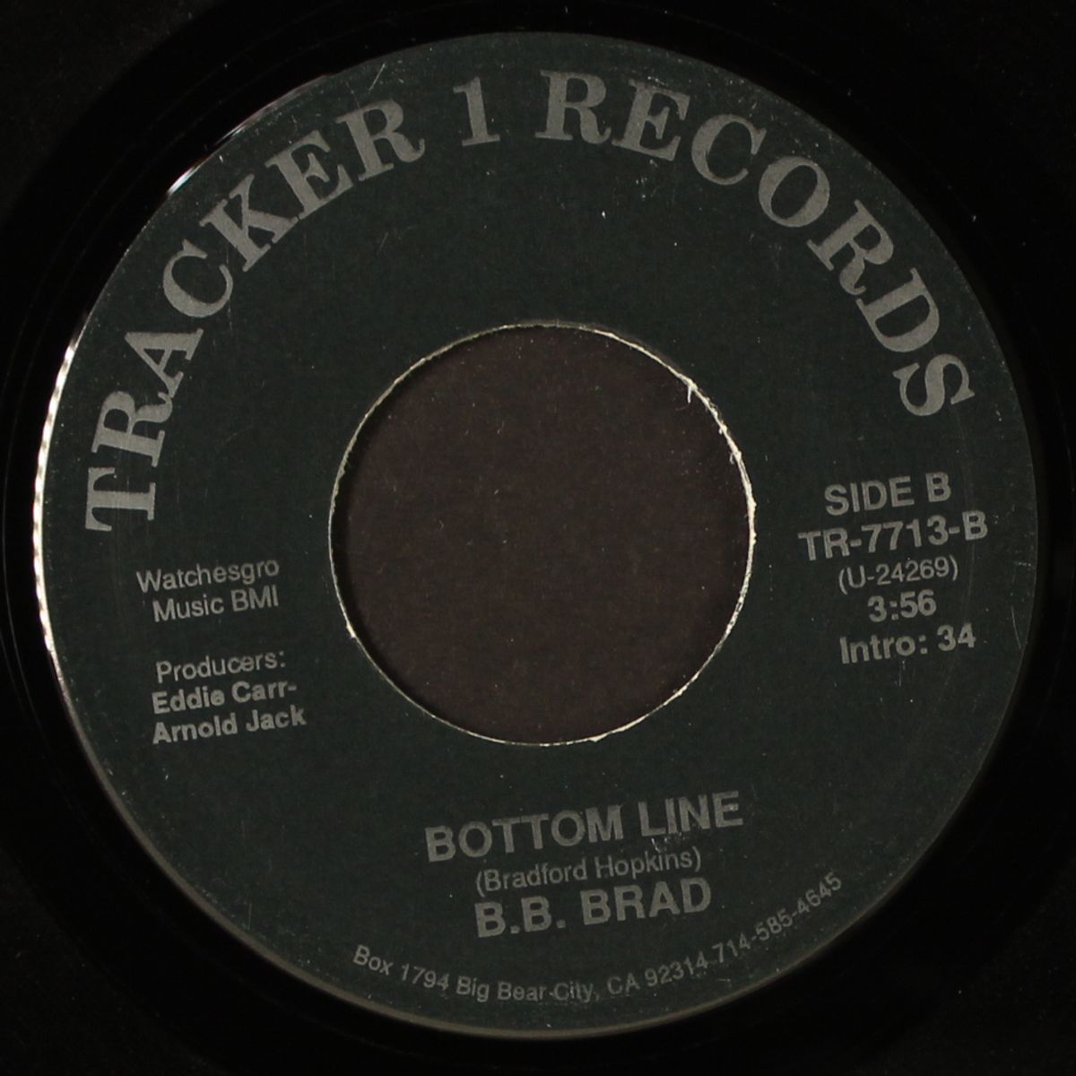 i'll be for real / bottom line by B.B. BRAD