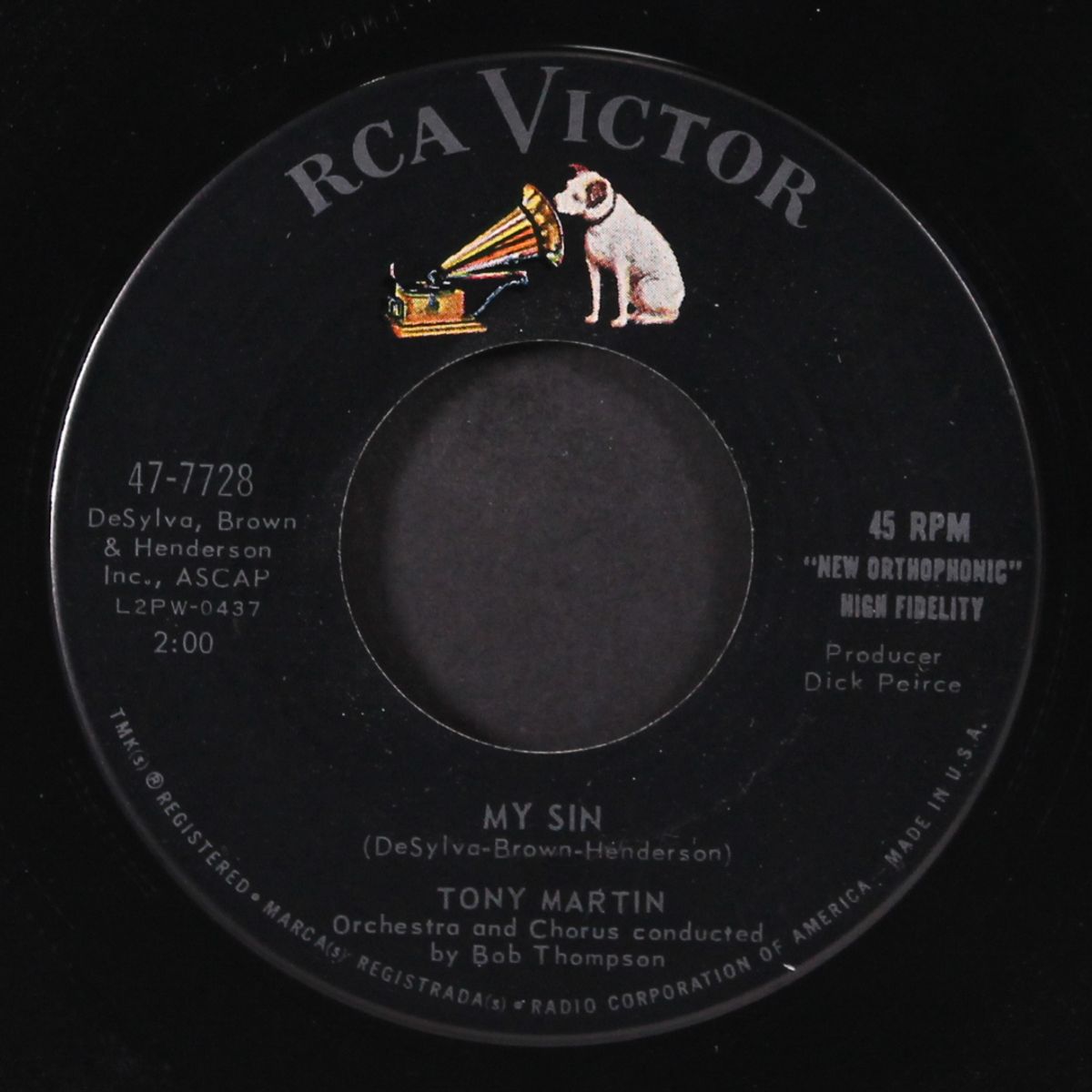 my sin by TONY MARTIN
