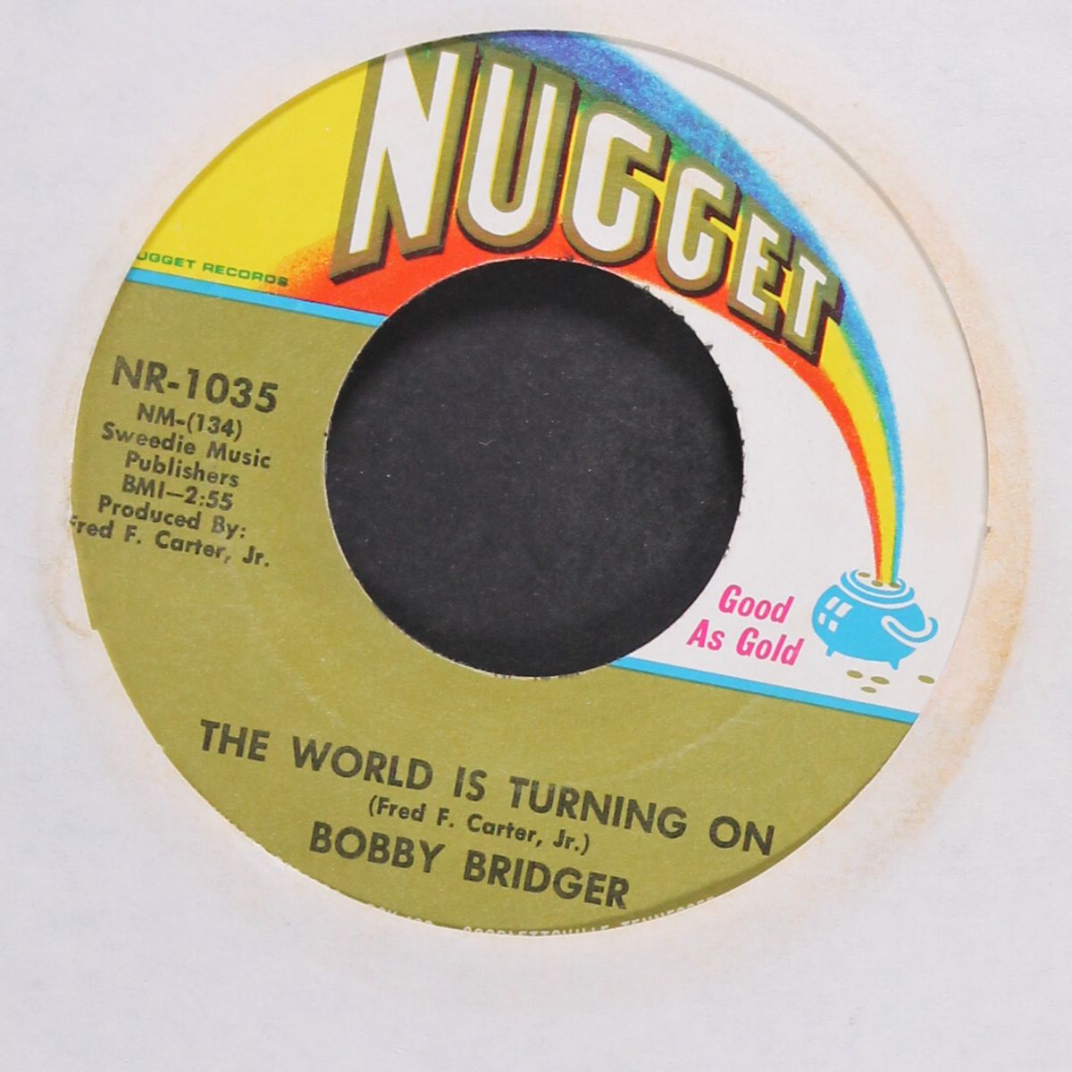 the world is turning on / why do i love you by BOBBY BRIDGER