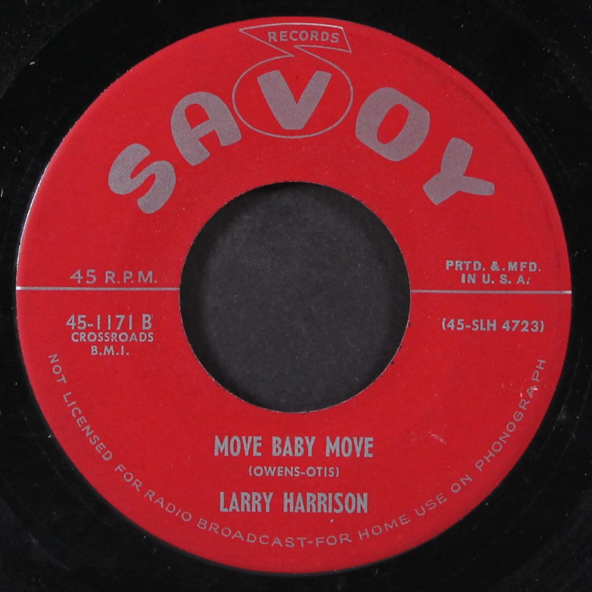 move baby move / i will wait by LARRY HARRISON