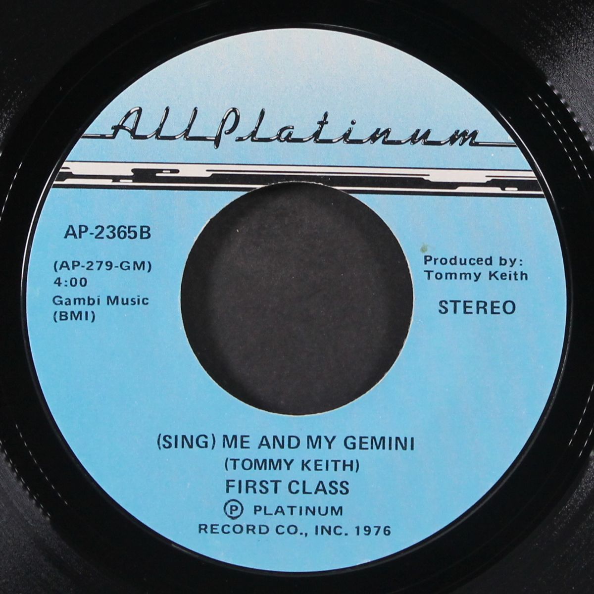 me and my gemini / (sing me and my gemini) by FIRST CLASS