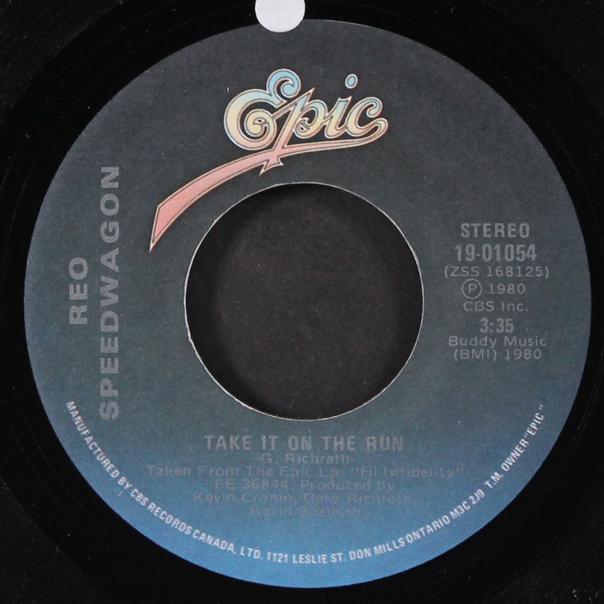 take it on the run / someone tonight by REO SPEEDWAGON