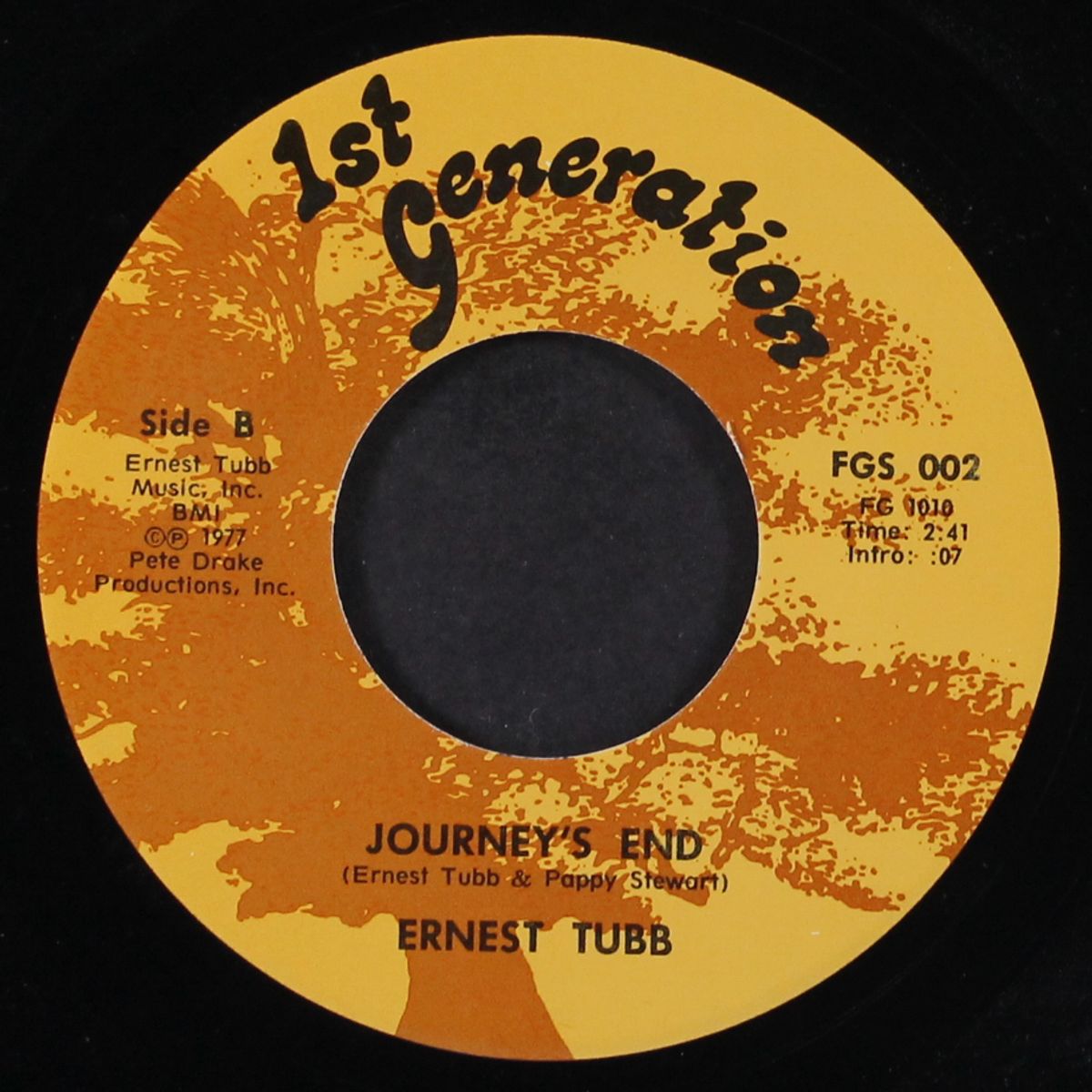 a month of sundays / journey's end by ERNEST TUBB