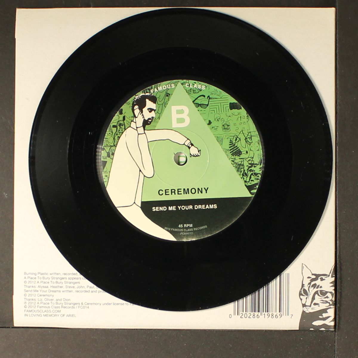 burning plastic / send me your dreams by A PLACE TO BURY STRANGERS / CEREMONY