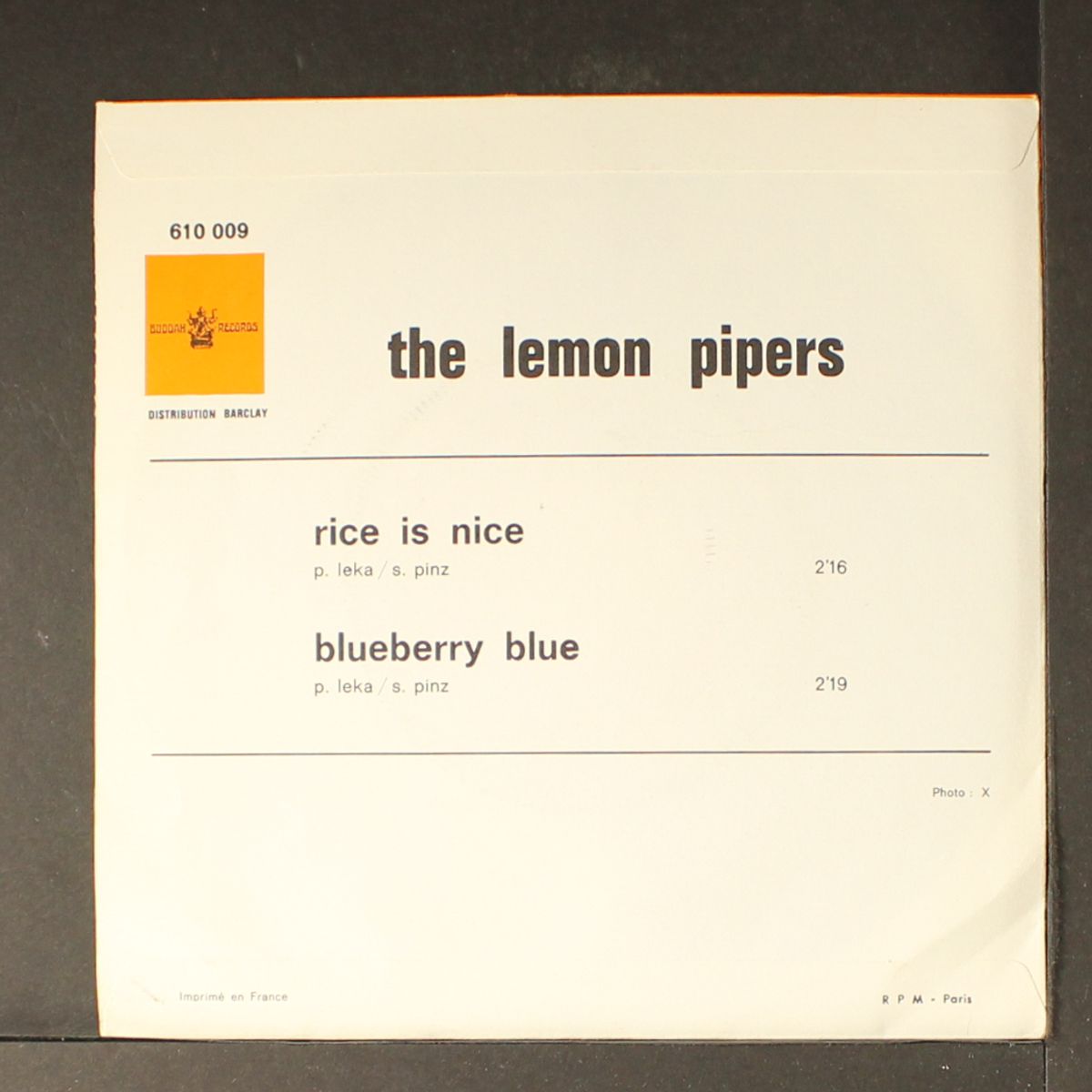 rice is nice / blueberry blue by LEMON PIPERS