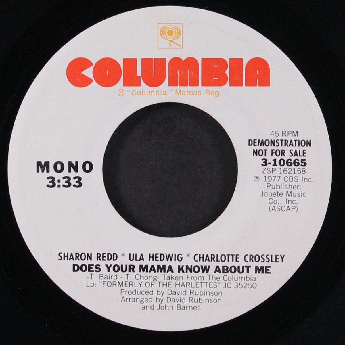 does your mama know about me / maiden voyage by SHARON REDD, ULA HEDWIG, CHARLOTTE CROSSLEY
