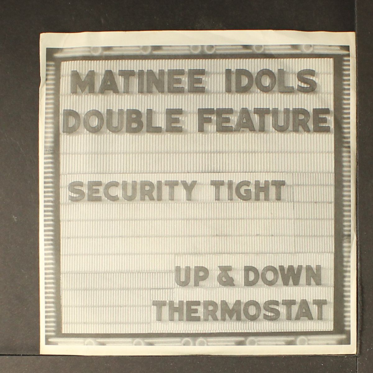 security tight / up + down thermostat by MATINEE IDOLS