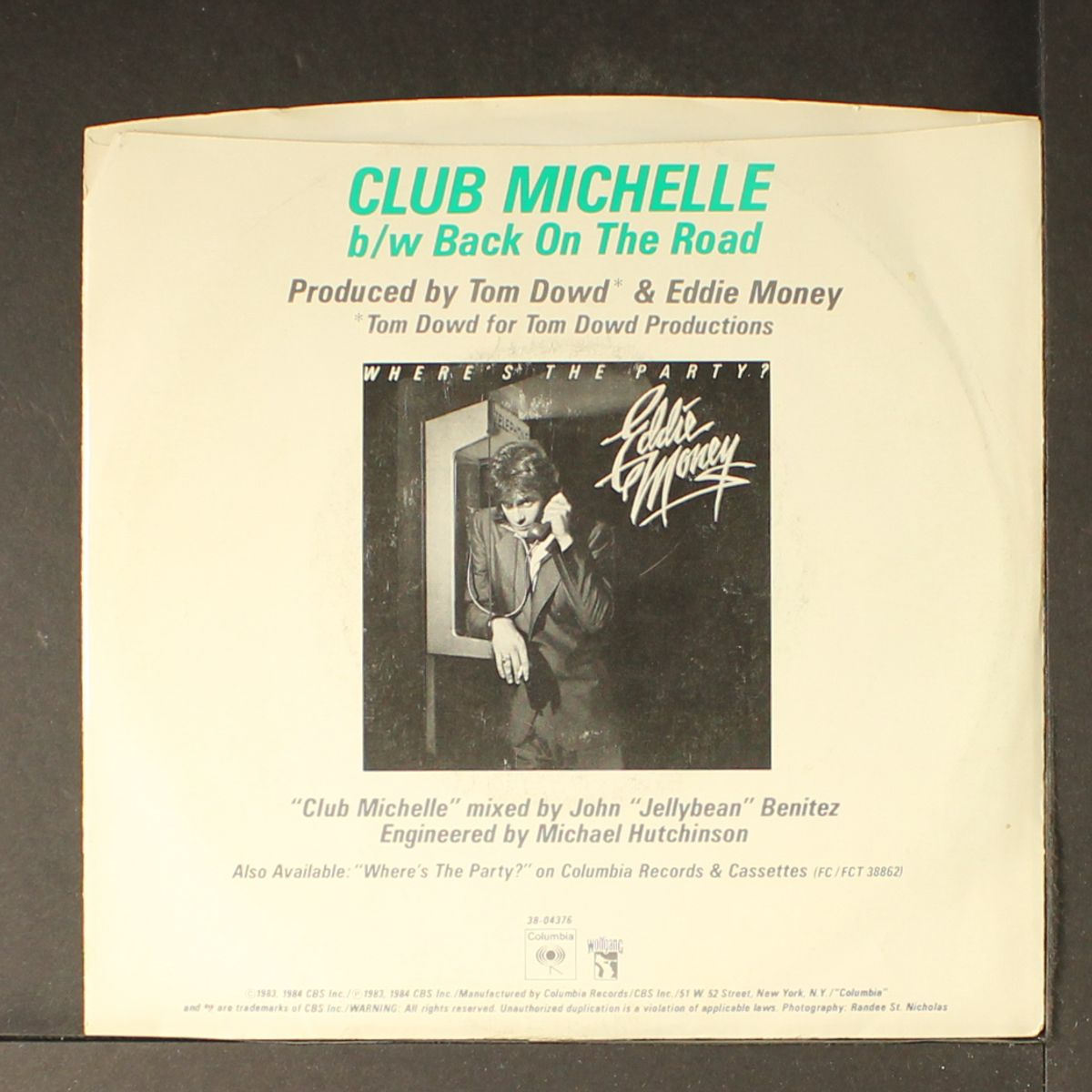 club michelle / back on the road by EDDIE MONEY