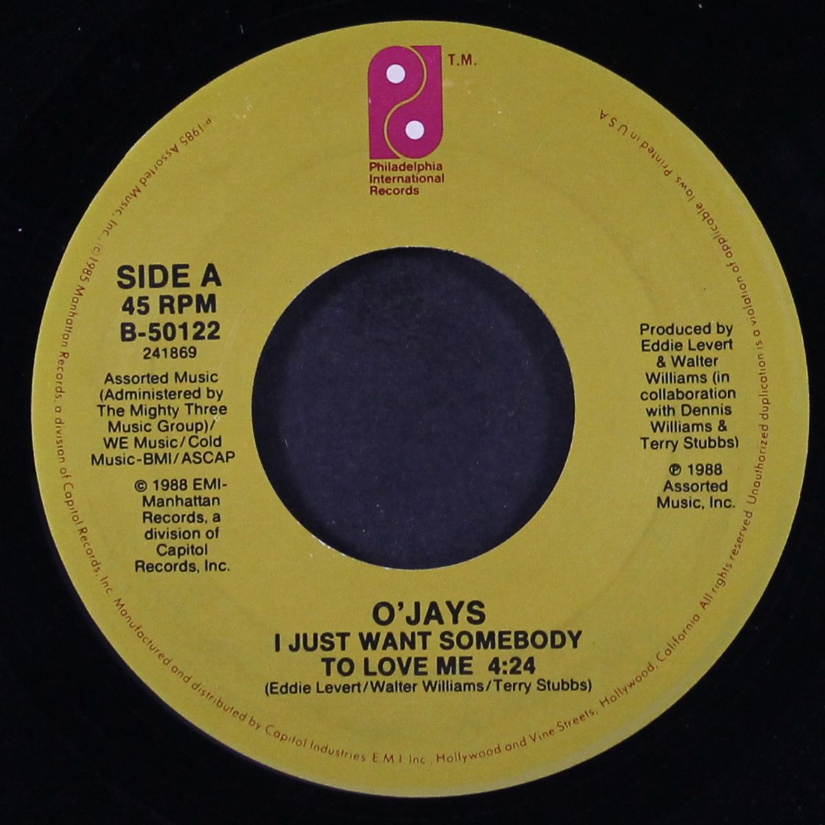 lovin' you / i just want somebody to love me by O'JAYS