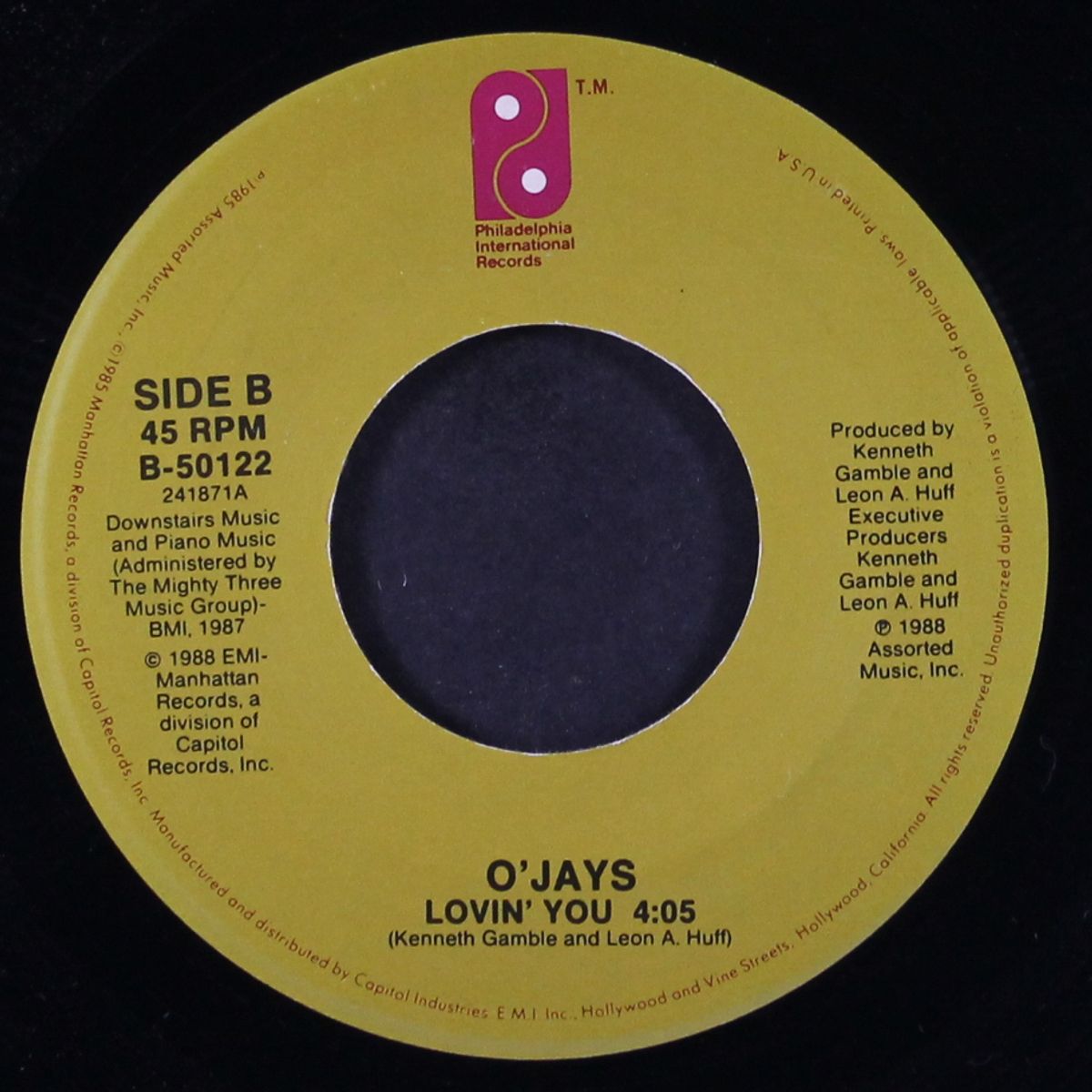 lovin' you / i just want somebody to love me by O'JAYS