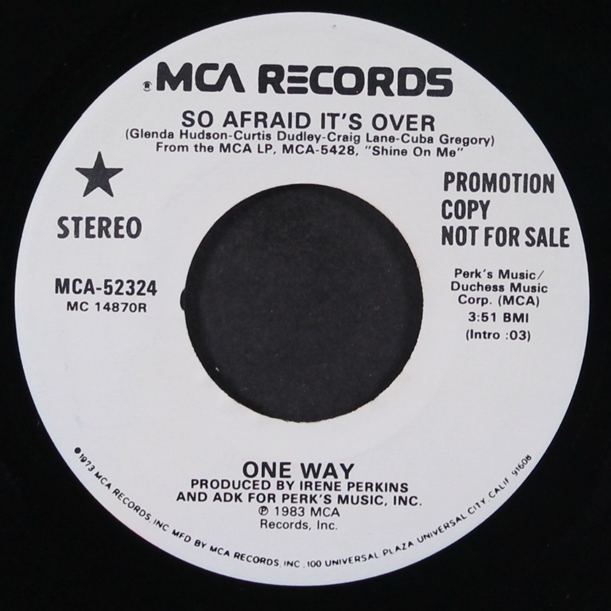 so afraid it's over by ONE WAY