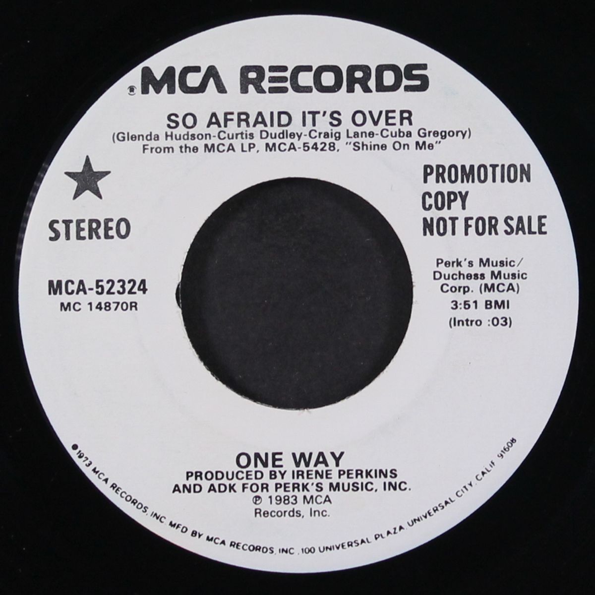 so afraid it's over by ONE WAY
