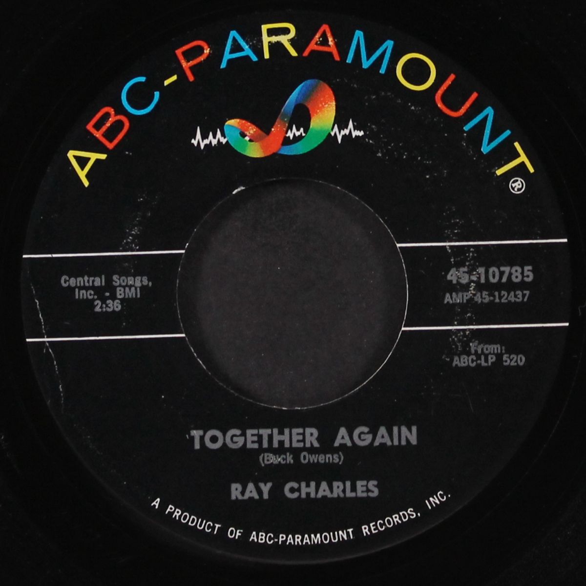 you're just about to lose your clown / together again by RAY CHARLES